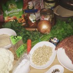 Zutaten für den Hackbraten