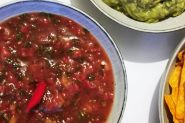 Feurige Tomaten-Koriander Salsa