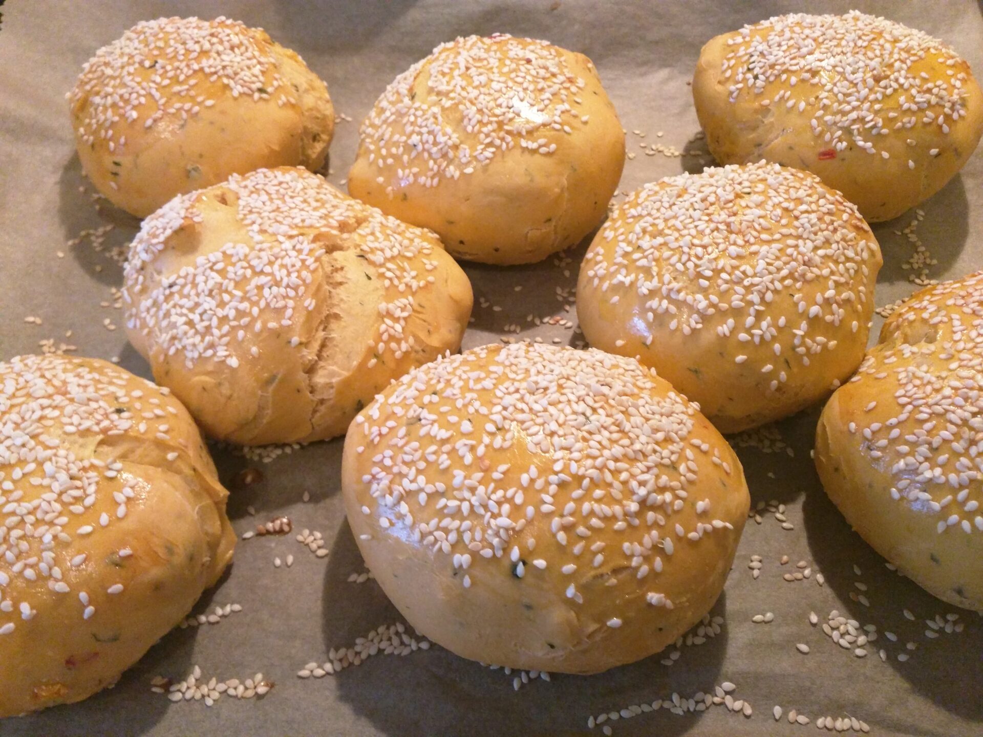 Fertige Burger-Buns