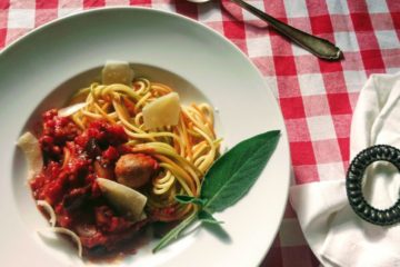 Salsiccia Auberginen Pasta