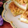 Saftiger Rhabarber Quarkkuchen