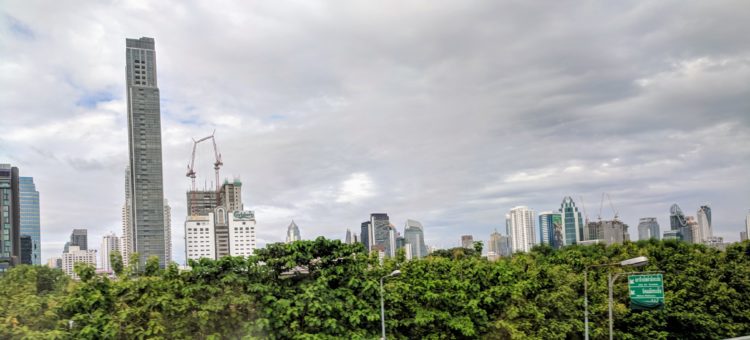 Einfahrt nach Bangkok