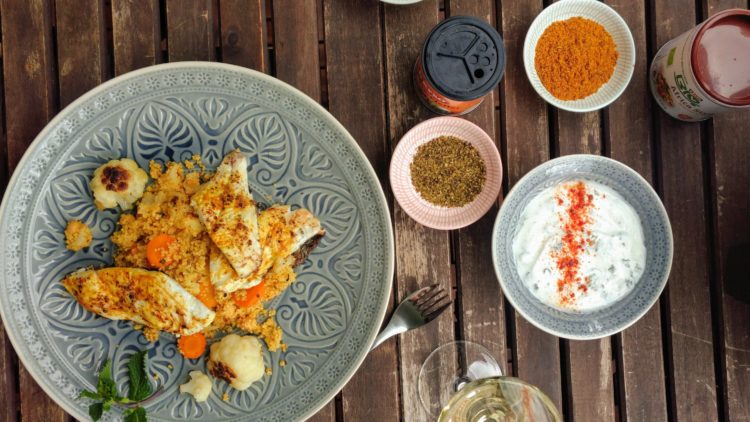Beitragsbild Couscous-Salat mit afrikanischem Fisch in Kooperation mit GEFRO