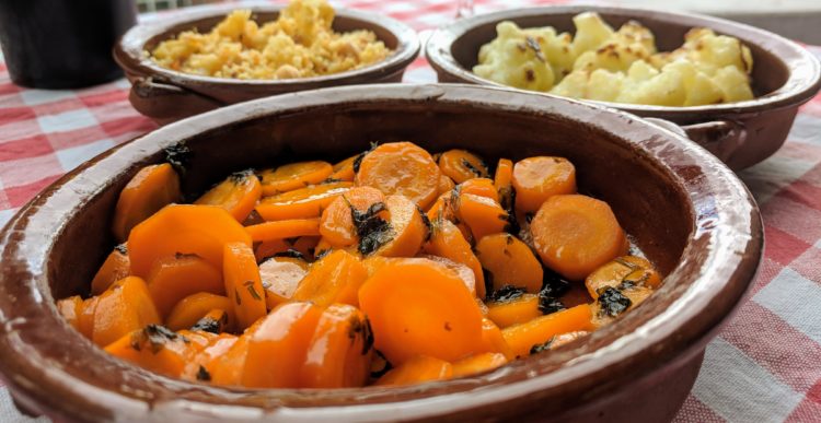 Karamellisierte Koriander-Möhren