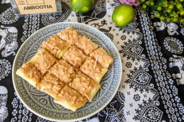 Thai Pancake mit Banane und Erdnuss