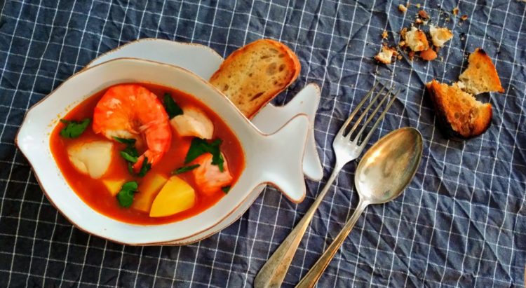 Caldeirada a Fragateiro - portugisische Fischsuppe