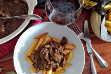 Stoofvlees mit belgischen Pommes