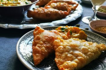 Lukhmi Indische Teigtaschen - vegetarisch und mit Hackfüllung