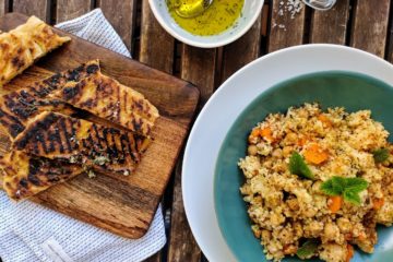 Fladenbrote vom Grill - Synchronbacken Juli 2019