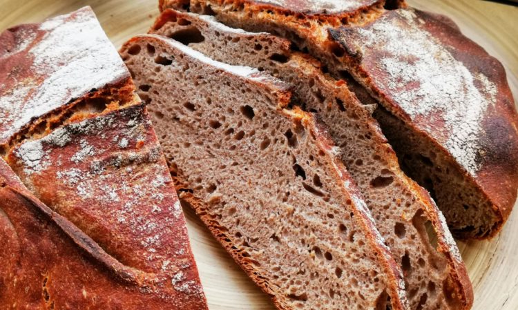 No Knead Urkorn-Mischbrot aus dem Topf