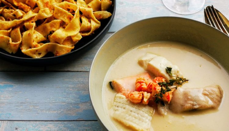 Elsässische Matelote - Fischtopf inspiriert von Kitchen Impossible