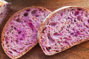Lila Möhren brot - mit Hefe oder Sauerteig