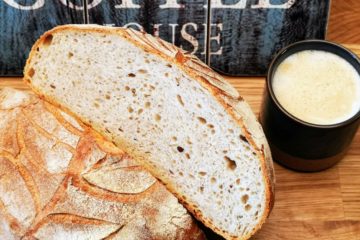 No Knead Weizenkruste - angeschnitten