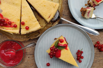 Limetten Johannisbeeren Cheesecake - Der fruchtige Käsekuchen