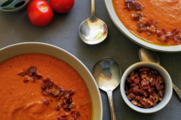Kalte Tomatensuppe - Salmorejo Cordobes - die gehaltvolle Gazpacho