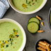 Sommerliche Joghurt-Gurken-Gazpacho mit Minze