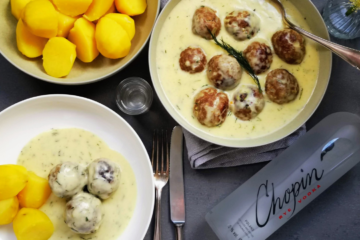 Pulpety - polnische Hackbällchen in Dill-Sahne Soße