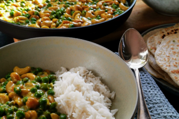 Cashew-Erbsen Curry - Rezept aus Sri Lanka
