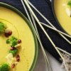 Rezept für Brokkoli-Creme-Suppe mit Mandeln