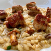 Risotto mit Pfifferlingen und getrüffelter Salsiccia