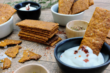 Haferflocken-Möhren Cracker - gesünder Snacken
