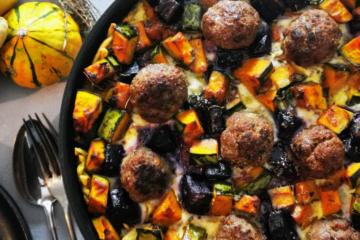 Kürbis-Spätzle Auflauf mit Hackbällchen - Koch mein Rezept -ganz