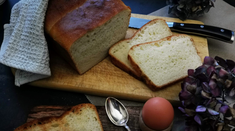 Leckeres Toastbrot - Rezept mit wenig Hefe