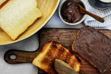 Super softes Buttertoast mit süßem Sauerteig-getoastet