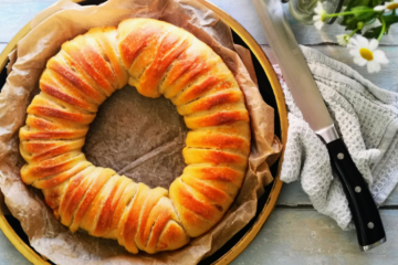 Wollknäuelbrot - der Trend als Pizza-Ring