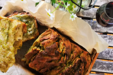 Zupfbrot mit Walnuss - Petersilienpesto